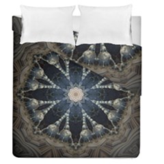 Mandala Ornament Background Duvet Cover Double Side (queen Size) by Uceng