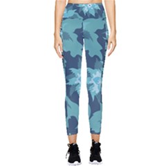 Graphic Design Wallpaper Abstract Pocket Leggings  by Ravend