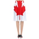 Canada Flag Canadian Flag View Flared Midi Skirt View2