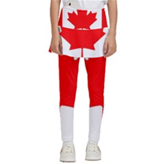 Canada Flag Canadian Flag View Kids  Skirted Pants by Ravend