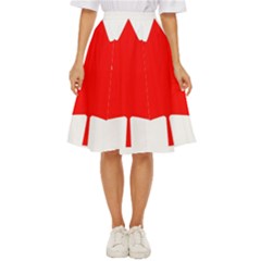 Canada Flag Canadian Flag View Classic Short Skirt by Ravend