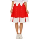 Canada Flag Canadian Flag View Classic Short Skirt View1