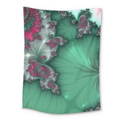 Fractal Spiral Template Abstract Background Design Medium Tapestry by Ravend