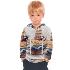 Ai Generated Noodles Pirate Chinese Food Food Kids  Overhead Hoodie by danenraven