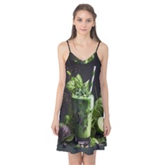 Ai Generated Drink Spinach Smooth Apple Ginger Camis Nightgown  by danenraven