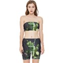 Ai Generated Drink Spinach Smooth Apple Ginger Stretch Shorts and Tube Top Set View1