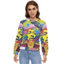 Psychedelic Rock Jimi Hendrix Women s Long Sleeve Raglan Tee View1