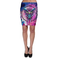 Owl Dreamcatcher Bodycon Skirt by Jancukart