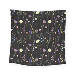 Flowers Floral Pattern Floral Print Square Tapestry (small) by Ravend