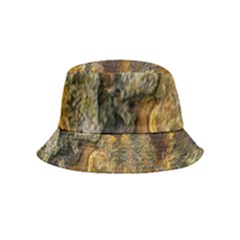 Rusty Orange Abstract Surface Inside Out Bucket Hat (kids) by dflcprintsclothing