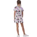 Pattern Pastel Drawing Art Kids  Asymmetric Collar Dress View2