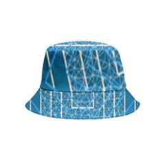 Network Social Abstract Inside Out Bucket Hat (kids) by Ravend