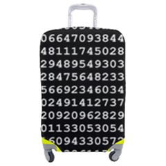 Pi Circle Diameter Circumference Ratio Radius Luggage Cover (medium) by Ravend