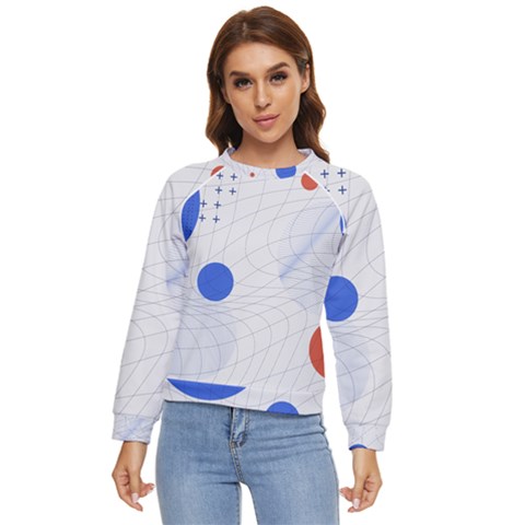 Computer Network Technology Digital Science Fiction Women s Long Sleeve Raglan Tee by Ravend