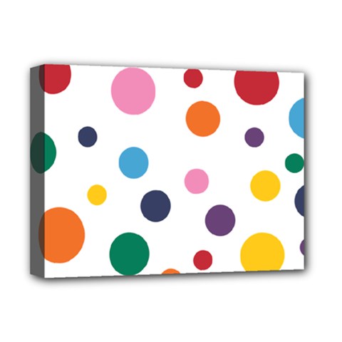 Polka Dot Deluxe Canvas 16  X 12  (stretched)  by 8989