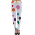 Polka Dot Lightweight Velour Leggings View1