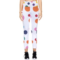 Polka Dot Pocket Leggings  by 8989