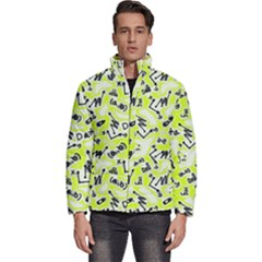 Background Pattern Graphic Beautiful Wallpaper Art Men s Puffer Bubble Jacket Coat by Ravend