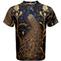 Peacock Plumage Bird Decorative Pattern Graceful Men s Cotton Tee View1