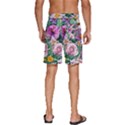 Budding And Captivating Flowers Men s Beach Shorts View4