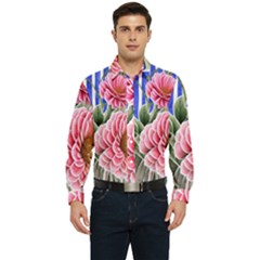 Choice Watercolor Flowers Men s Long Sleeve  Shirt by GardenOfOphir