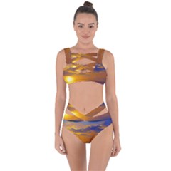 Nature Sunset Bandaged Up Bikini Set  by GardenOfOphir