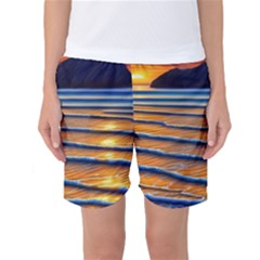 Endless Summer Nights Women s Basketball Shorts by GardenOfOphir