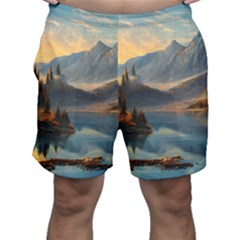 Dazzling Sunset Men s Shorts by GardenOfOphir