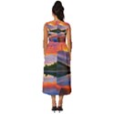 Flaming Sunset Sleeveless Round Neck Midi Dress View4