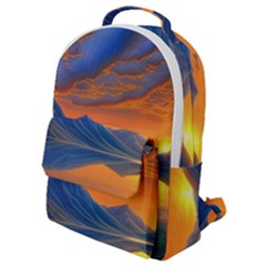 Glorious Sunset Flap Pocket Backpack (small) by GardenOfOphir