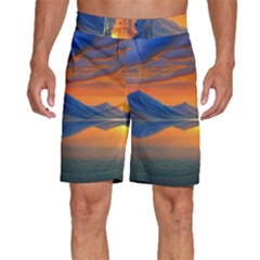 Glorious Sunset Men s Beach Shorts by GardenOfOphir