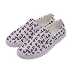 Happy Hound Funny Cute Gog Pattern Women s Canvas Slip Ons by dflcprintsclothing