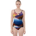 Immaculate Sunset Cut Out Top Tankini Set View1