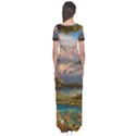 Summer Sunset Short Sleeve Maxi Dress View2