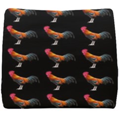 Background Pattern Chicken Fowl Cockerel Livestock Seat Cushion by Ravend