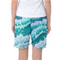 Waves On The Ocean Ii Women s Basketball Shorts View2