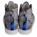 Peacock Bird Animal Feather Nature Colorful Women s Hi-Top Skate Sneakers View4