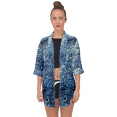 Waves Of The Ocean Open Front Chiffon Kimono by GardenOfOphir