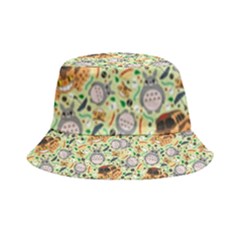 My Neighbor Totoro Pattern Inside Out Bucket Hat by Jancukart