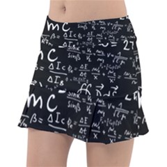 E=mc2 Text Science Albert Einstein Formula Mathematics Physics Classic Tennis Skirt by Jancukart