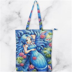 Mermay Double Zip Up Tote Bag by artworkshop