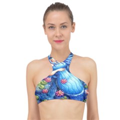 Mermay High Neck Bikini Top by artworkshop