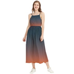 Sky Gradient Boho Sleeveless Summer Dress by artworkshop