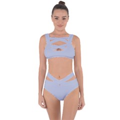 Xenon Blue	 - 	bandaged Up Bikini Set by ColorfulSwimWear