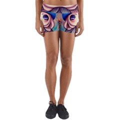 Conjuration Mushrooms Yoga Shorts by GardenOfOphir