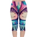 Shroom Magic Conjure Charm Velvet Capri Leggings  View2