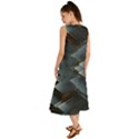 Background Pattern Geometric Glass Mirrors Summer Maxi Dress View2