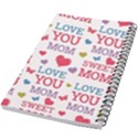 Love Mom Happy Mothers Day I Love Mom Graphic 5.5  x 8.5  Notebook View2