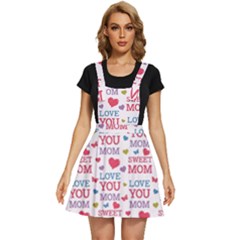 Love Mom Happy Mothers Day I Love Mom Graphic Apron Dress by Ravend