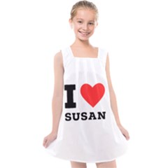 I Love Susan Kids  Cross Back Dress by ilovewhateva